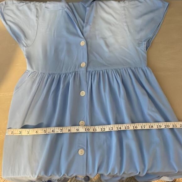 Zara collared ruffle midi dress - Picture 9 of 9